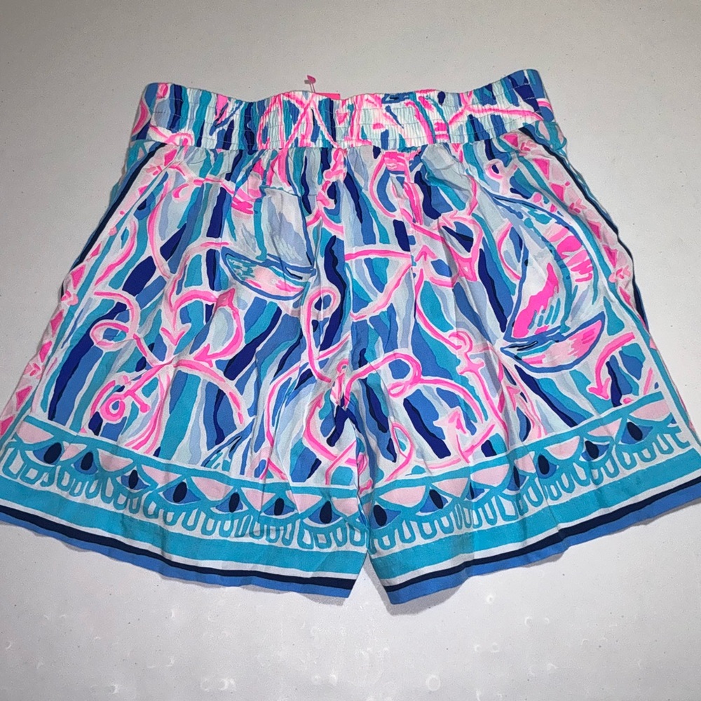 Lilly Pulitzer NWT Neilah Shorts Reel Nauti $78 - Picture 6 of 13